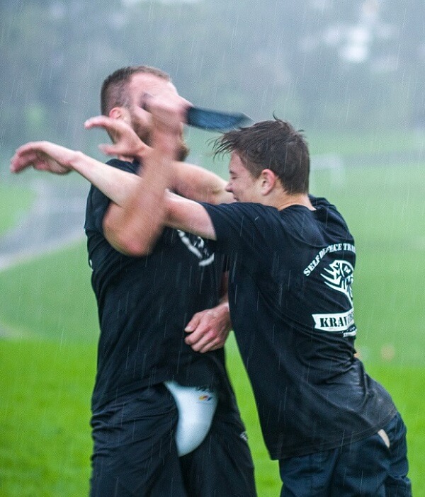 Krav Maga Ice Pick Grip Knife Attack